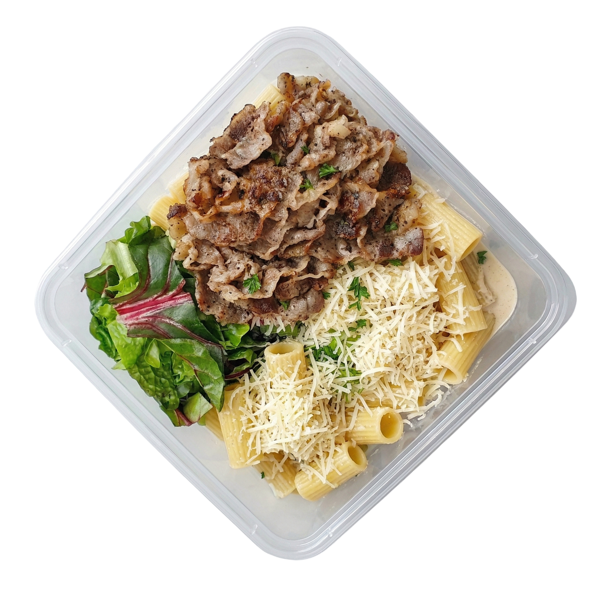 우삼겹 파스타보울